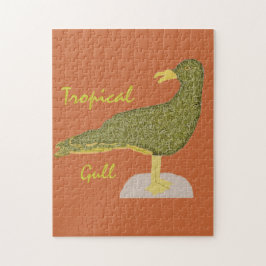 Tropisches Seagull-Brown Puzzle
