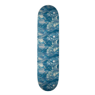 Tropisches Seemuster Skateboard