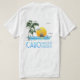 Tropisches Segeln Cabo San Lucas Mexiko T-Shirt (Design Rückseite)