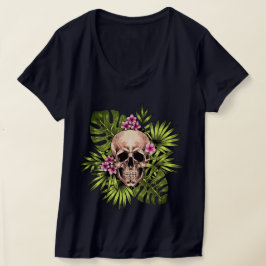 Tropisches Skelett T-Shirt