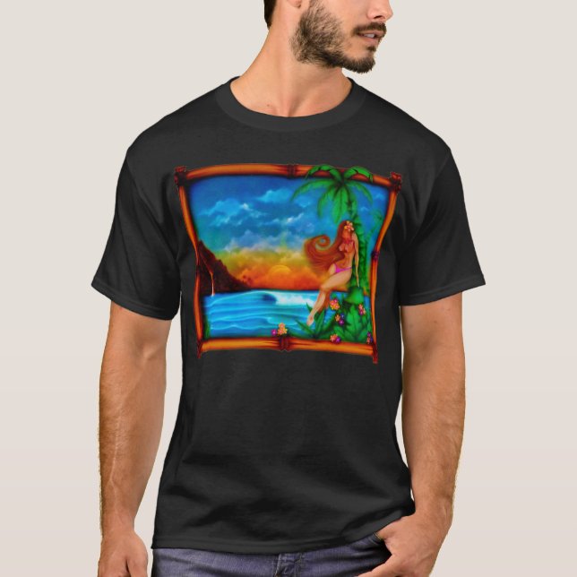 Tropisches Sommer-T-Shirt T-Shirt (Vorderseite)