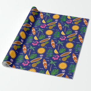 Tropisches Sommer-Umschlagpapier Geschenkpapier