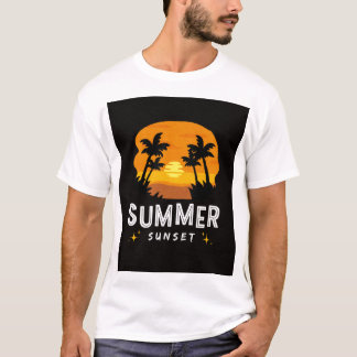 Tropisches Sommersonnendesign - Retro Beach Vibes T-Shirt