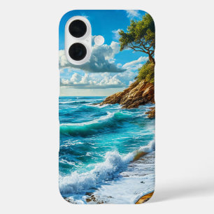 Tropisches Strand Ozean Wasser Design Ruhiger Somm iPhone 16 Hülle