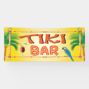 Tropisches Strand-Party Tiki Bar Banner