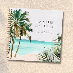 Tropisches Strandhaus Ferienvermietung Gästebuch Notizbuch