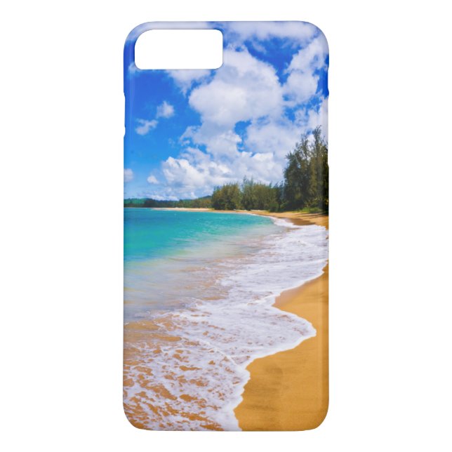 Tropisches Strandparadies, Hawaii Case-Mate iPhone Hülle (Rückseite)
