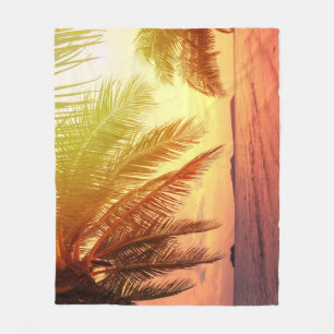 Tropisches Strandparadies: Serene Landschaft. Fleecedecke