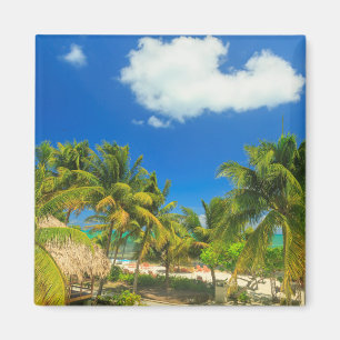 Tropisches Strandresort, Belize Magnet