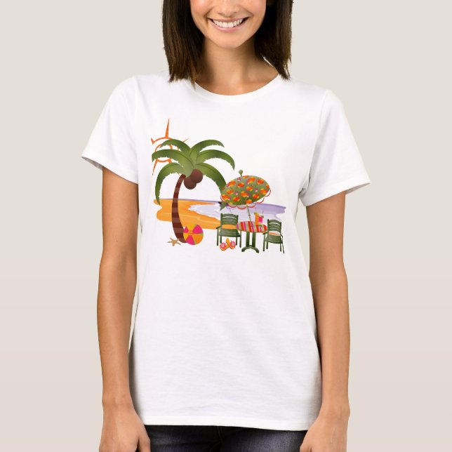 Tropisches T-Shirt (Vorderseite)