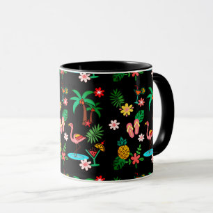 Tropisches 🍍 🌴 🦩 tasse