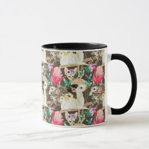 Tropisches Tiermuster Tasse