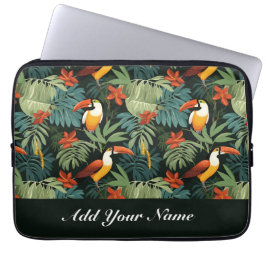 Tropisches Toucan-Muster Laptopschutzhülle