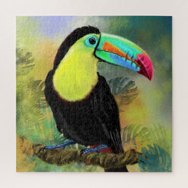 Tropisches Toucan-Puzzle Puzzle (Vertikal)