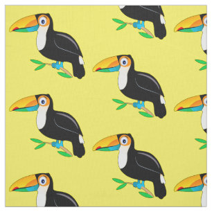 Tropisches Toucan Stoff