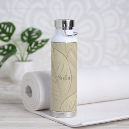 Tropisches Trinkgeschirr, Personalisiert  Trinkflasche