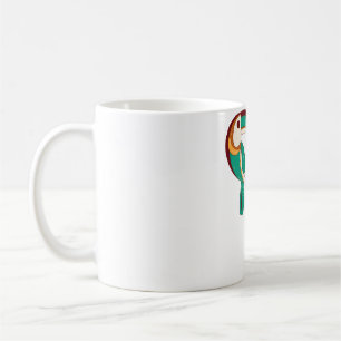 Tropisches Tukamuster Dschungelvögel Kaffeetasse