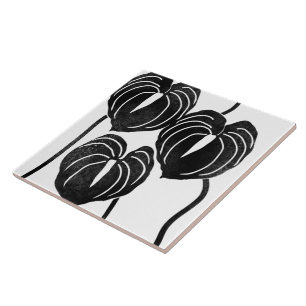 Tropisches und hawaiianisches Anthurium Fliese