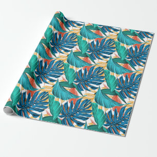 Tropisches Verpackungspapier Geschenkpapier