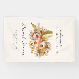 Tropisches Vintages Brautparty Banner