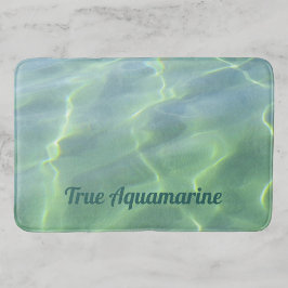 Tropisches Wasser Aquamarine Badematte