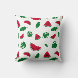 Tropisches Wassermelonen-Sommer-Nahtloses Muster Kissen