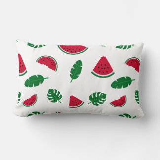 Tropisches Wassermelonen-Sommer-Nahtloses Muster Lendenkissen