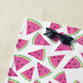 Tropisches Wassermelonenmuster Strandtuch