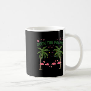Tropisches Weihnachten Florida Flamingo Deck The P Kaffeetasse