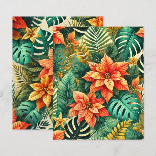 Tropisches Weihnachtsbuch (Vorne/Hinten)