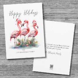 Tropisches Weihnachtsfest Feiertagskarte