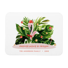 Tropisches Weihnachtsfest, zeitgenössischer Palm,  Magnet