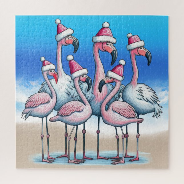 Tropisches Weihnachtspuzzle Puzzle (Vertikal)