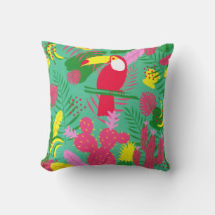Tropisches Wildes Dschungelparadies Kissen