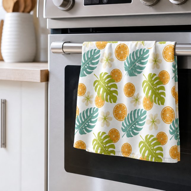 Tropisches Zitrus Geschirrtuch (Citrus Tropical Kitchen Towel)
