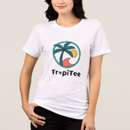 TropiTee Logo – Bold Tropical Icon T-Shirt Tri-Blend Shirt