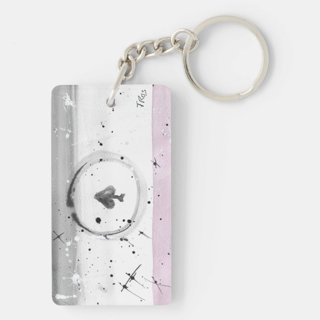 TROS Asexual (Ace) Schlüsselanhänger (Rückseite)