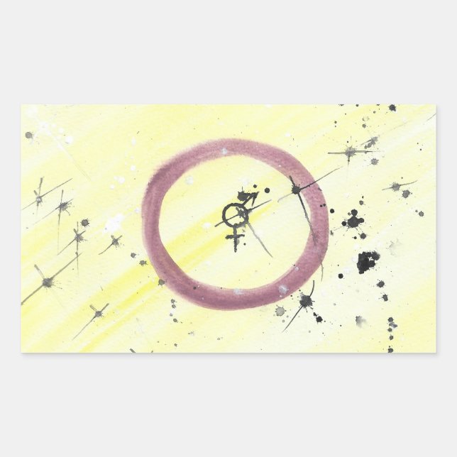 TROS Intersex Pride Flag Aufkleber (Vorderseite)