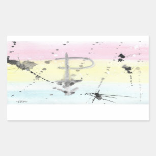 TROS Pansexual Pride Flag Aufkleber