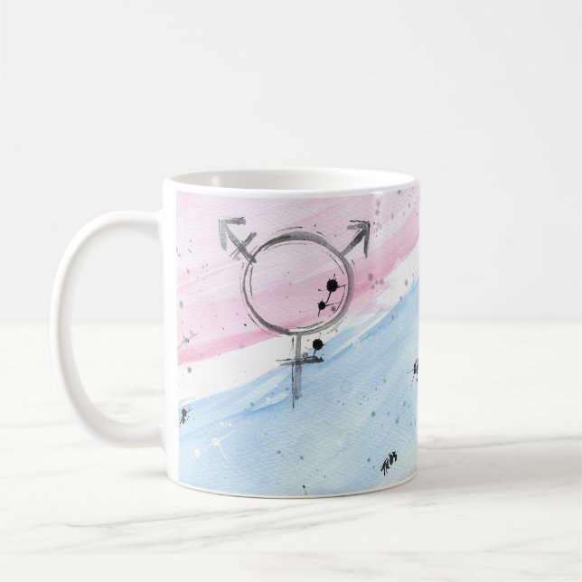 TROS Transgender Pride Tasse (Links)