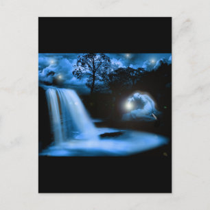 Trost im Dunkeln Postkarte