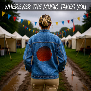 Trost in den Flammen Jeansjacke