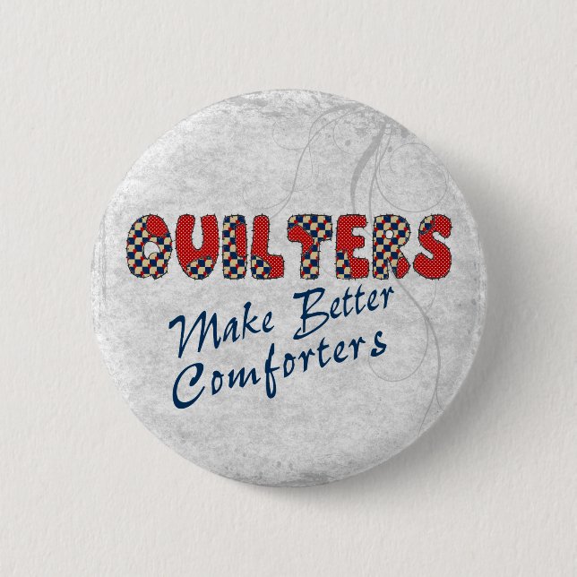 Trost von Quilters Button (Vorderseite)