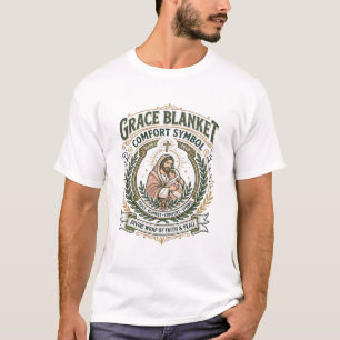 Trostdecke Gnade Symbol Jesus Decke Trost T-Shirt