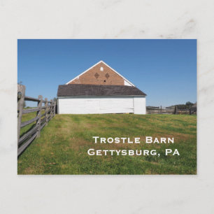 Trostle Barn in Gettysburg - Palästinensische Behö Postkarte