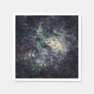 Trostlose Galaxie Weltraum-Rock-Geburtstagsfeier Serviette