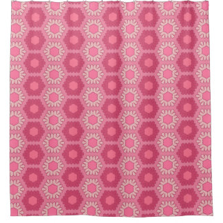 Trostloser Rosa Duschvorhang Y2K Fette Blumen West