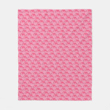 Trostloses rosa Flanelldecke Kühe Western Ranch