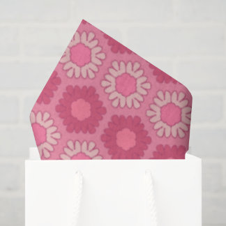 Trostloses rosa Seidenpapier Y2K Floral Western Co
