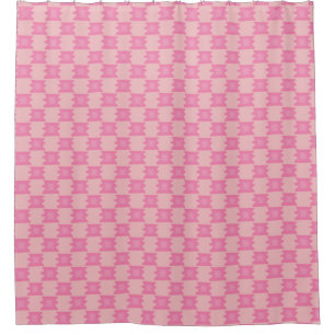Trostloses Rosa Wild-West-Decke Muster Soft Boho Duschvorhang